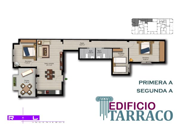PRIMERA A Y SEGUNDA A - Edificio Tarraco
