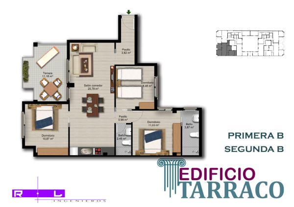 PRIMERA B Y SEGUNDA B - Edificio Tarraco